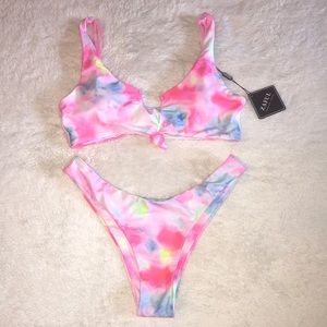 Zaful Tie Dye Bikini